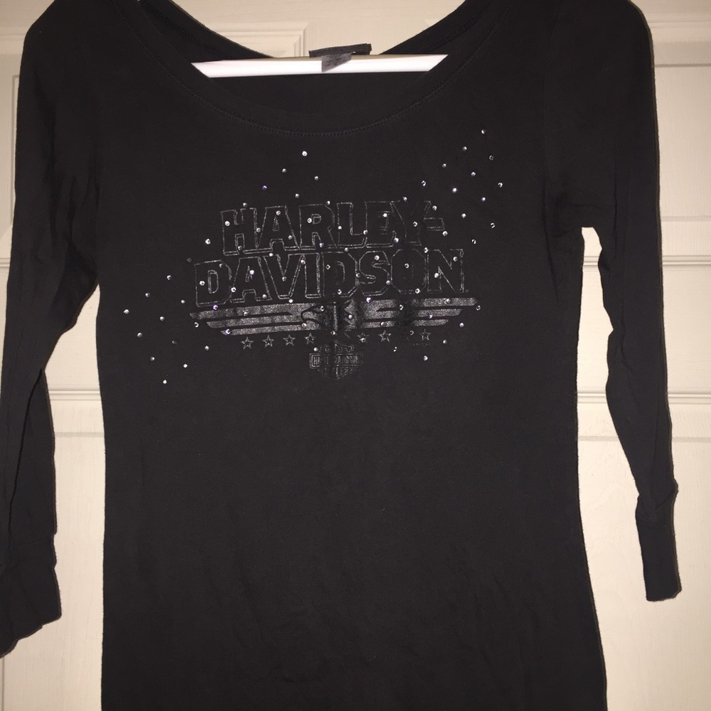 Ladies Long Sleeve Harley Davidson Top